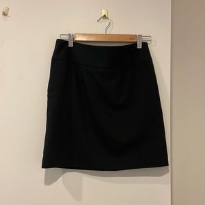 LOFT Black Skirt with Pockets